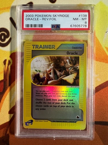Pokemon tcg 2003 e reader skyridge Oracle reverse foil	#138	PSA	8 umbreon Cameo