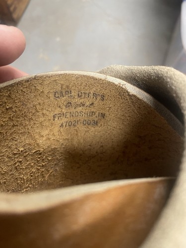 Original Carl Dyer Rendezvous Mocasines Cuero Talla 12 EE. UU. Zapato con Cordones Traseros - Imagen 16 de 18