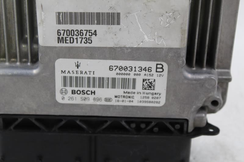 2014-2017 Maserati Ghibli ECU ECM Engine Computer Control Module OEM #27055