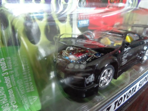 1997 TOYOTA SUPRA IMPORT TUNER BLACK MUSCLE MACHINES 1/64 T02-06 - Picture 3 of 11