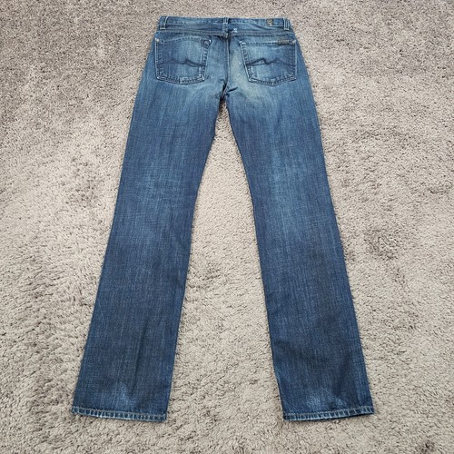 Jeans uomo 7 For All Mankind 29 dritto slim fit vita media cotone denim slimmy - Foto 8 di 15
