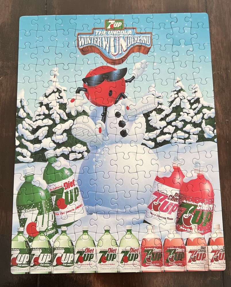 1990s SPOT Retail Promotional 7up Puzzle,htf Rare collectible puzzle vintage 1/1