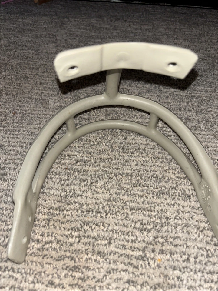 Mascarilla Original Vintage Wilson 2 Bares Años 60 Con Barra Nariz Suspensión Taupe Foto 3 de 4