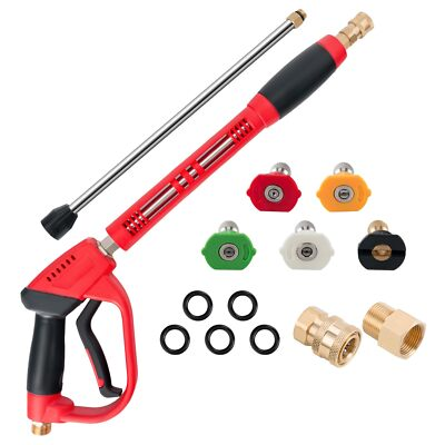 #ad #ad High Pressure Washer Gun 5000 PSI Power Washer Gun with Replacement Wand Exte... $40.94