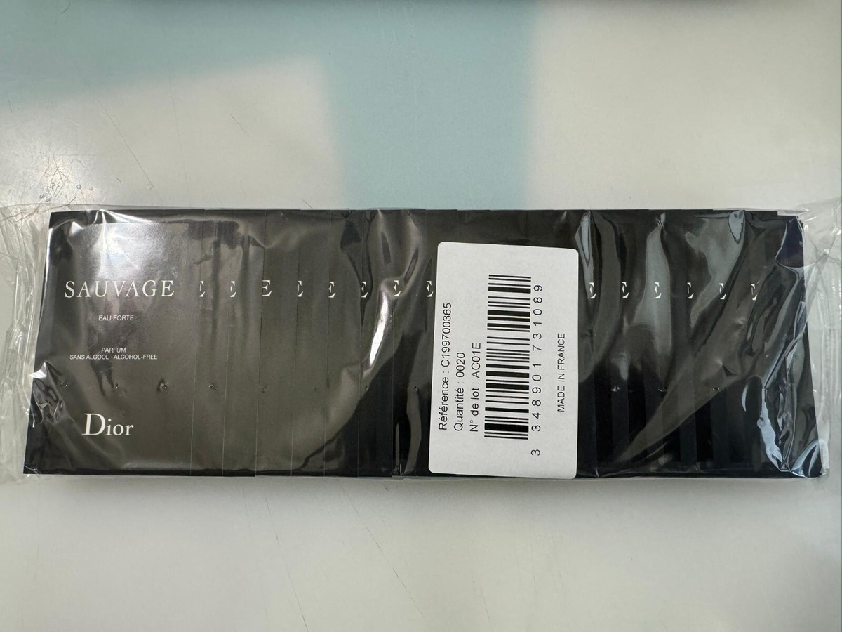 Dior Sauvage Eau Forte Parfum Alcohol Free Sample Spray Vial Dior Sauvage Eau Forte Parfum Alcohol Free Sample Spray Vial