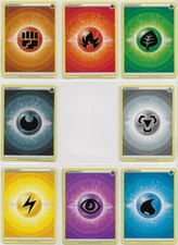 Lot Of 8 POKEMON Brilliant Stars COMPLETE SET Basic ENERGY Cards Lot of 8 2022