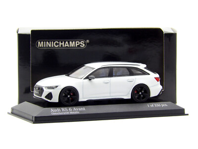 ミニチャンプス 1/43 アウディ RS6 アバント 2019 タンゴレッドメタリック