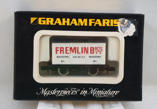 Vagón de tren furgoneta de ventilación única escala N Graham Farish FREMLIN BROS. - 2317 | Zustand: Used