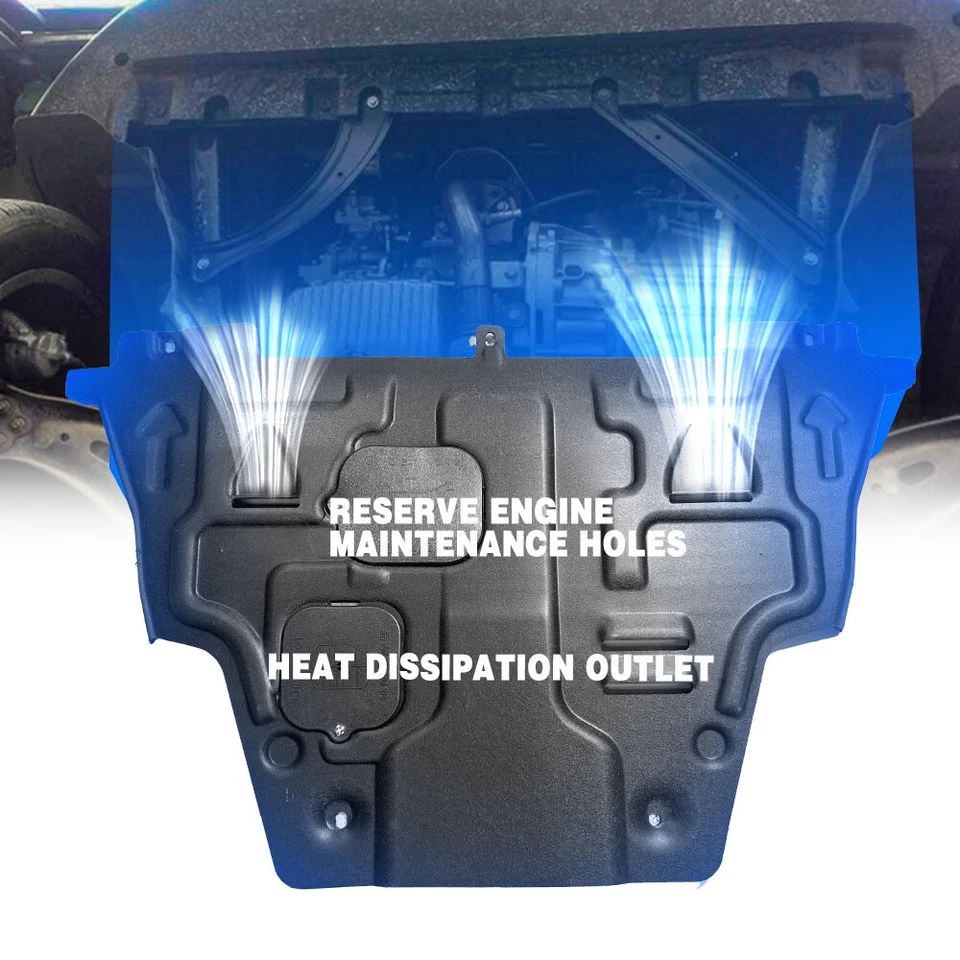 For 2015-2018 Jeep Renegade Engine Under Cover Front Splash Shields Foto 2 de 4