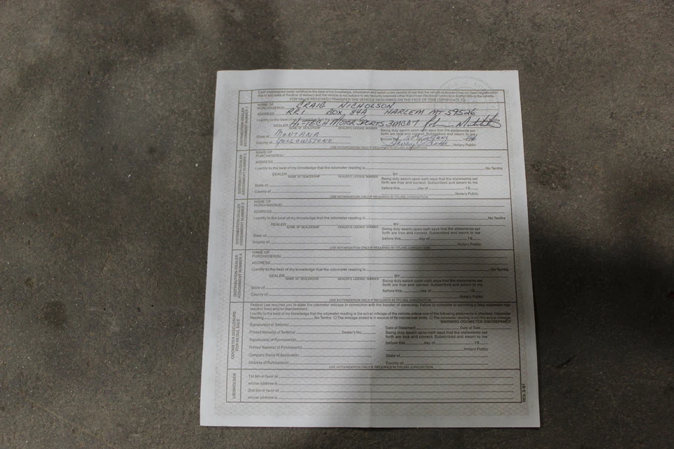 Yamaha RT100 1994 cuadro chasis #9857 Foto 4 de 4