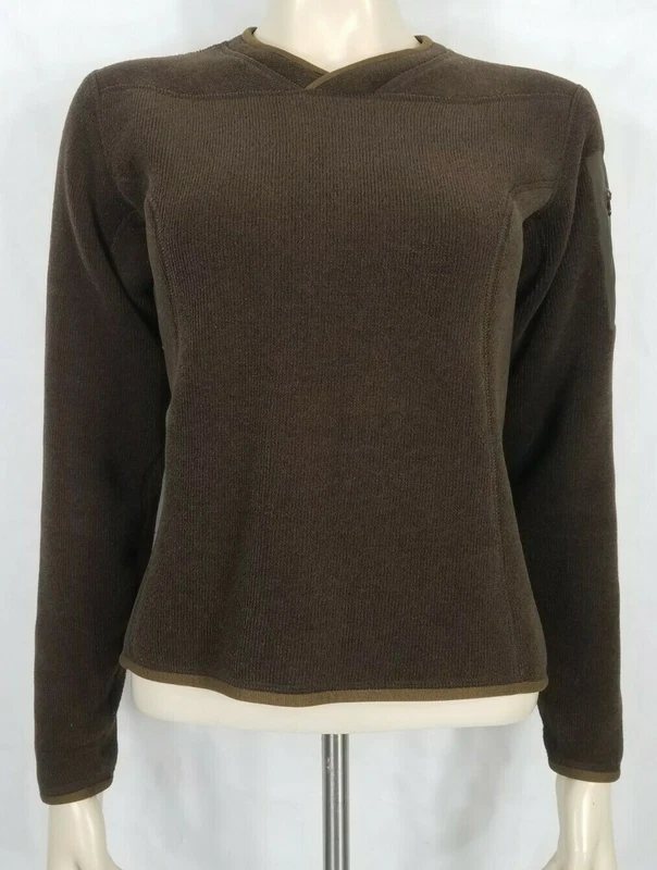 arcteryx polartec insulated v-neck pullover sweatshirt