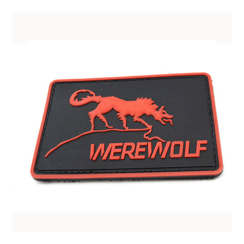 Tactical WEREWOLF USA ARMY 3D PVC PATCH Hook Loop PATCHES BADGE - Picture 4 of 4