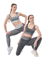Womens Seamless Gym Fitness Yoga Supportive Sports Bra High-Waist Leggings Set