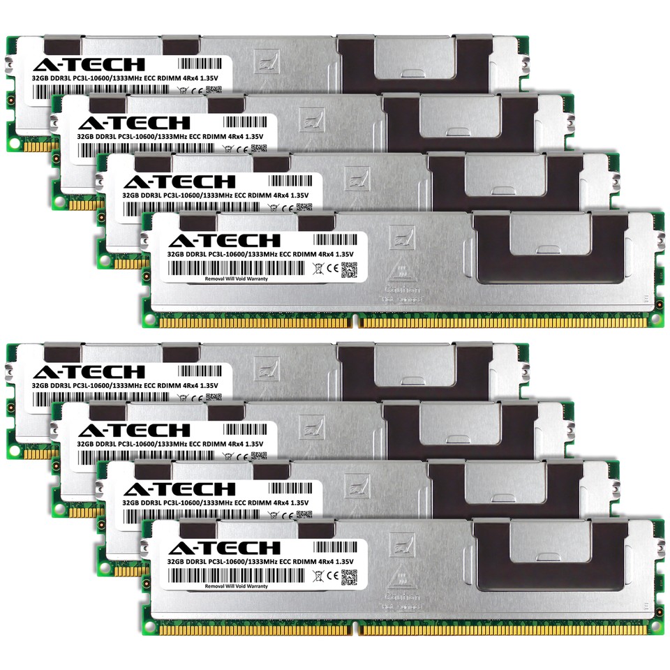 A-Tech 64GB (2x32GB) DDR3 1333MHz ECC Registered RDIMM Server Memory RAM - 4Rx4-934417