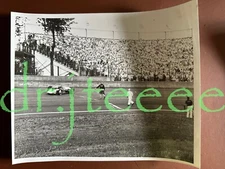1956 INDY 500 Paul Russo NOVI VESPA - Type 1 Auto Racing Photo