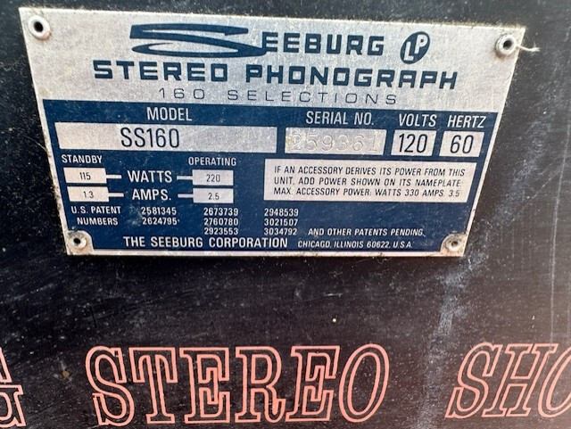 Vintage Jukebox Machine Seeburg Stereo Phonograph | eBay