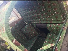 WonderFold W4 ORIGINAL  Set of Seat Covers, Mat Cover and Canopy FOOTBALL