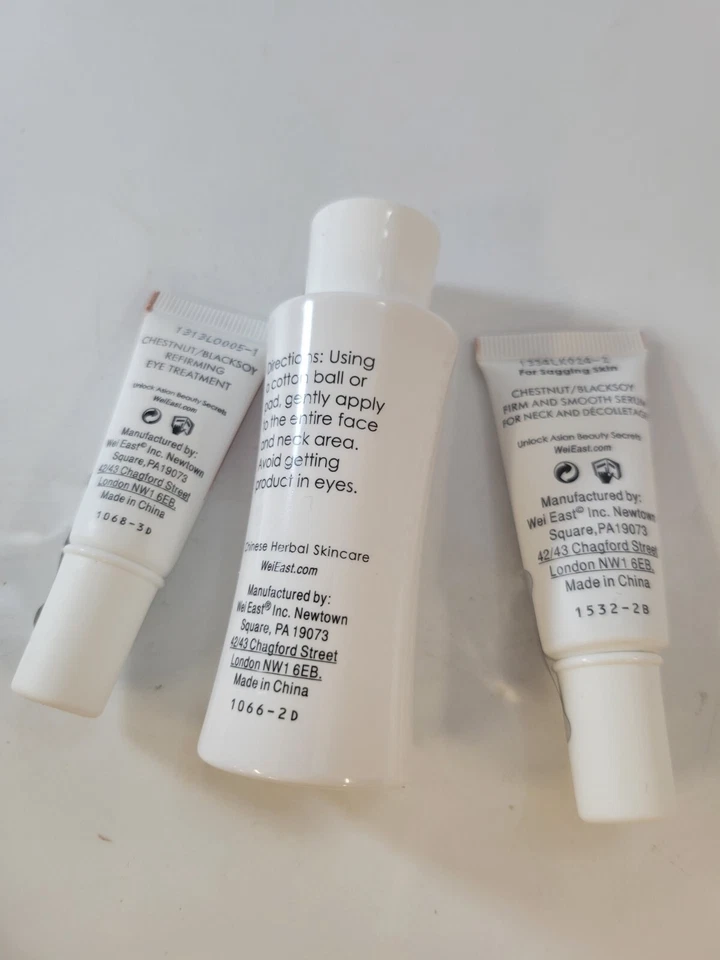 Wei East CHESTNUT Esencia Reafirmante Tratamiento de Ojos Suero Firme y Suave para Cuello Foto 2 de 4