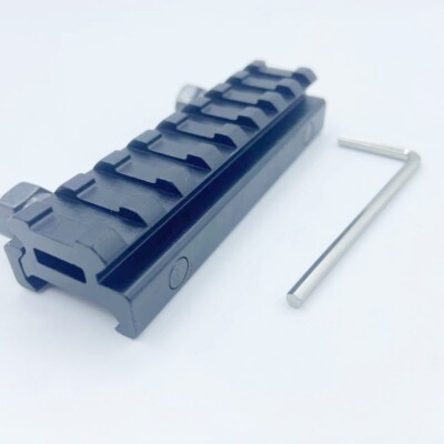 21mm Picatinny Rail Weaver Schiene Aufbau Erhöhung mit Sichtkanal