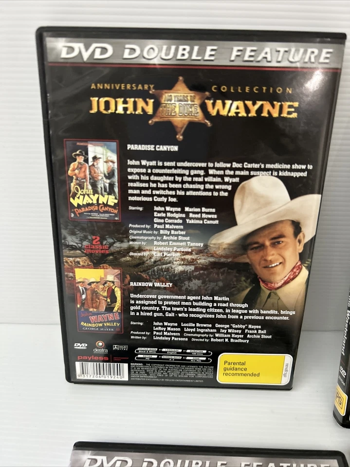 John Wayne Double Feature - THE COWBOYS X 4 The Duke - Image 4 of 4