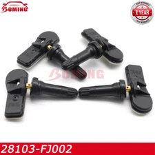 4Pcs TPMS TIRE PRESSURE SENSOR 28103-FJ002 FOR SUBARU XV 2014-2017 TPMS 433MHz
