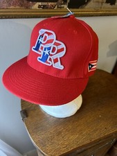 PUERTO RICO Cap Hat PR BASEBALL PR 3-D EMBROIDERED FLAG Red Snap Back 7 1/4 New