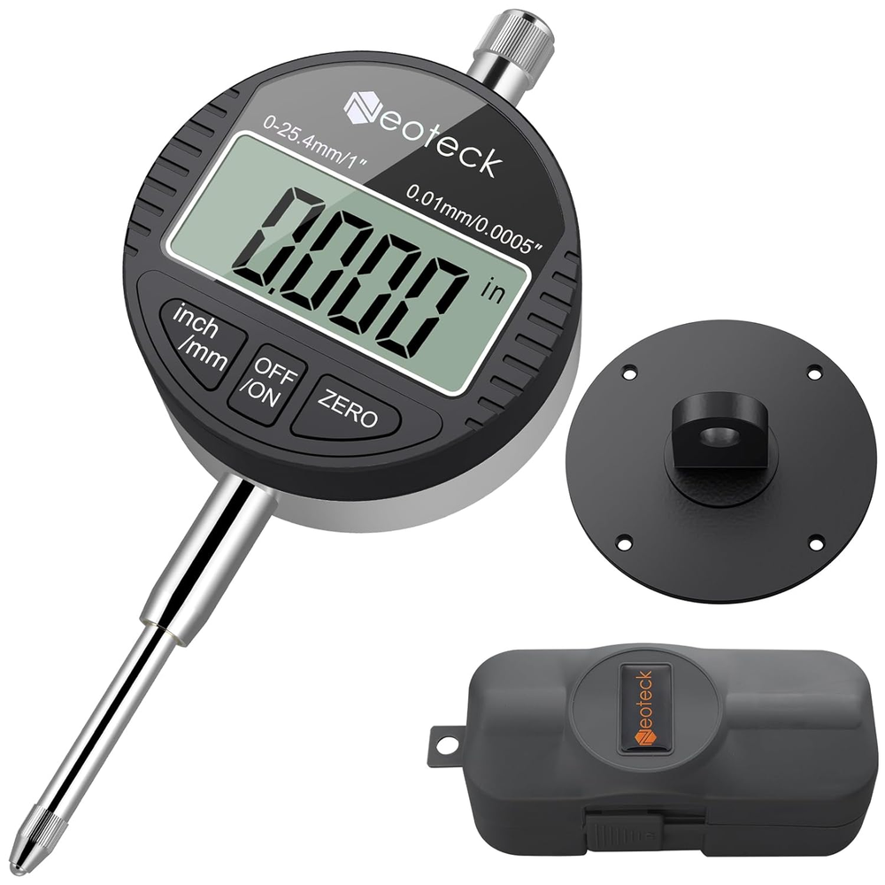 0-1 Inch Digital Dial Gauge for Precise 3D Printer Bed Leveling