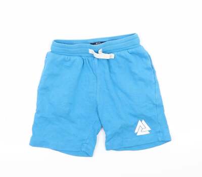 Matalan Jungen blau Baumwollmischung Sweatshorts Größe 6 Jahre Reg