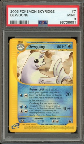 Dewgong graded PSA 9 for sale on eBay