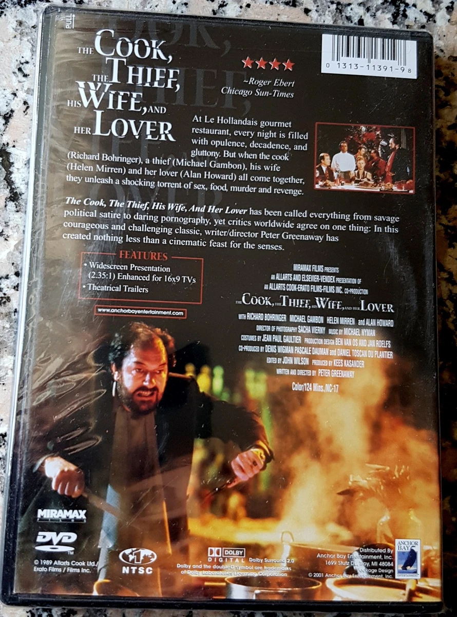 COOK THE THIEF HIS WIFE AND HER LOVER RARE NEW NC17 DVD Michael.