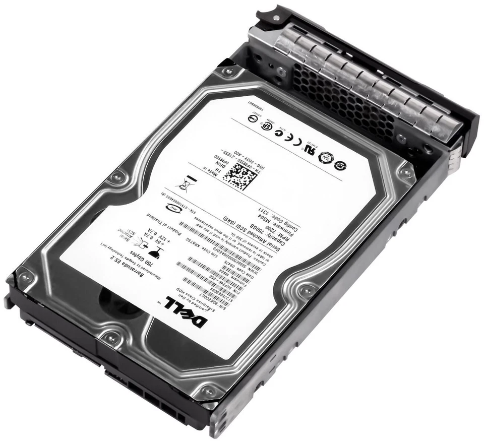 Hard Drive Dell 0FM500 FM500 ST3750630SS 750GB 7200U/Min 16MB SAS 3.5'' Inch - Image 2 of 3