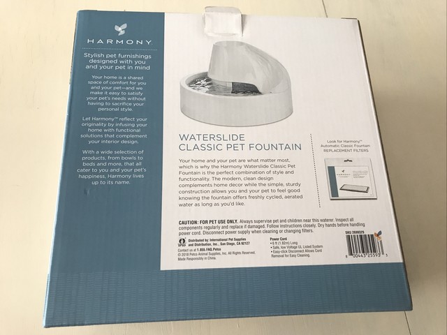 harmony pet fountain