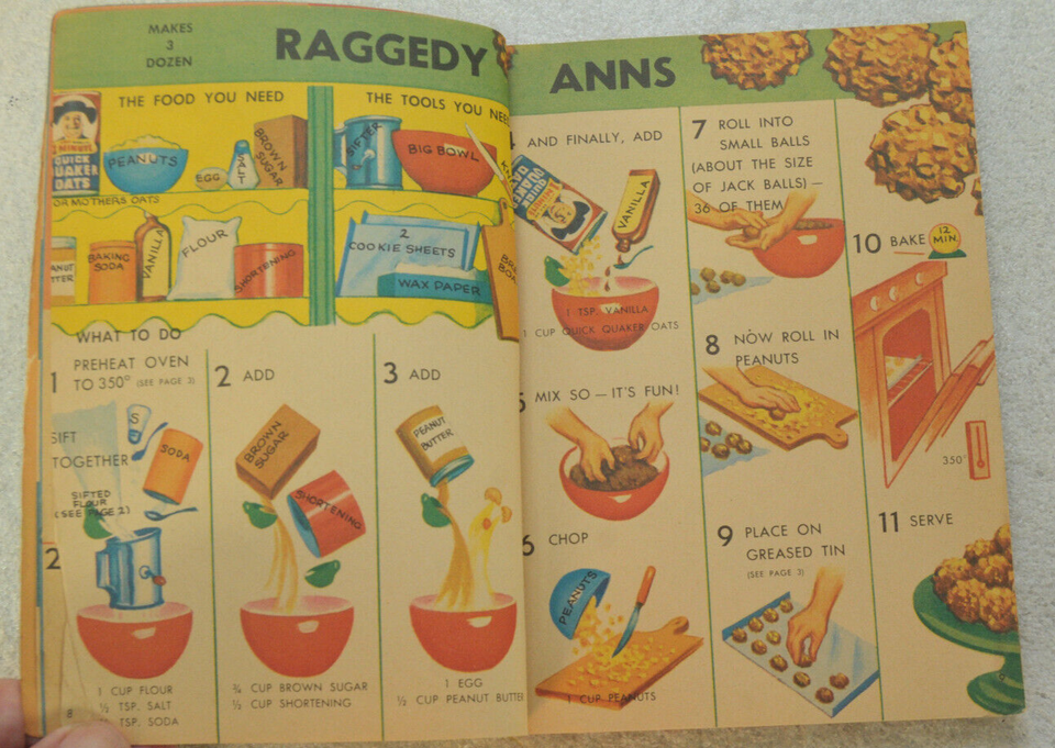 Mary Alden's Cake and Cookie Cook Book for Children 1956 by Wonder