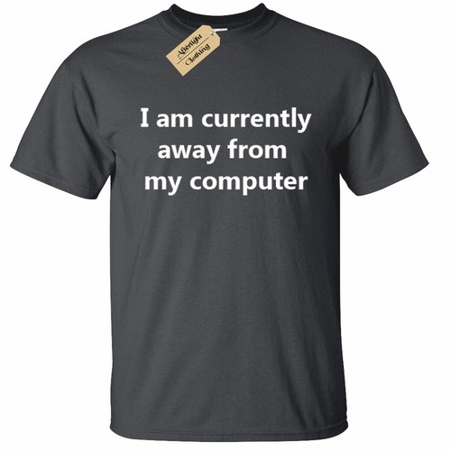 KIDS BOYS GIRLS I am currently AFK T Shirt Funny geek nerd computer gamer gift - Photo 5 sur 8