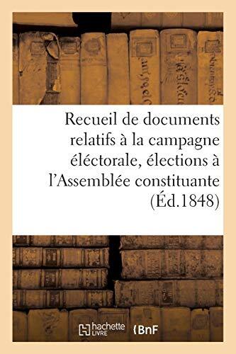 Recueil de documents, campagne electorale pour les elections a l'Assemblee co-, - Afbeelding 1 van 1