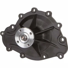 Black Pontiac Mechanical Water Pump, High Volume Aluminum 455 400 - CVF Racing