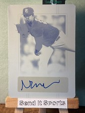 2019 Leaf Perfect Game Nick Gorby Printing Plate Auto 1/1