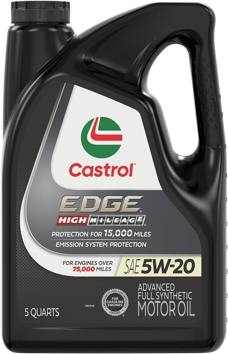 Castrol Edge High Mileage 5W-20 Advanced Full Synthetic Motor Oil