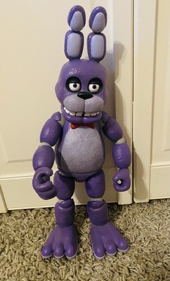 Huge FNAF Bonny Action Figure Purple Adjustable Joints