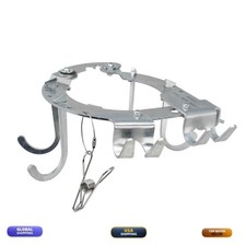 Universal Gas Cylinder Accessory Hanger 6 Multi-Purpose Hooks 4-Point Locking