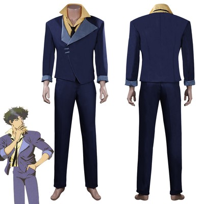 Anime Cowboy Spike Spiegel Cosplay Costume Halloween Roleplay full Outfits 
