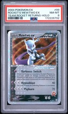 2004 POKEMON EX TEAM ROCKET RETURNS #99 ROCKET'S MEWTWO EX-HOLO PSA 8 on eBay