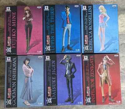 Lupin The Third  Banpresto Master Stars Piece Set Of 6 Lupin The 3rd Part IV