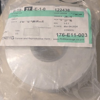 Manitowac Crane Piston Part # 122438 Direct Replacement OEM MSRP $518.69