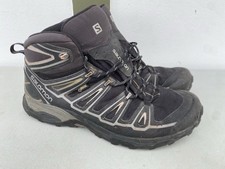 Salomon X Ultra Mid GTX Boots Mens 12 Black Outdoor Hiking Waterproof Goretex
