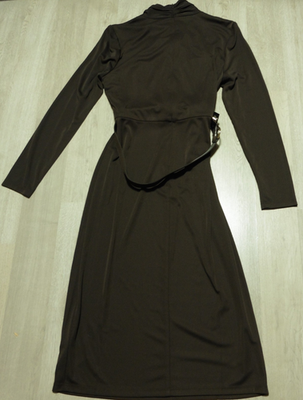 belted mockneck jersey dress LAUREN RALPH LAUREN Curve - Belted Mockneck Jersey Dress