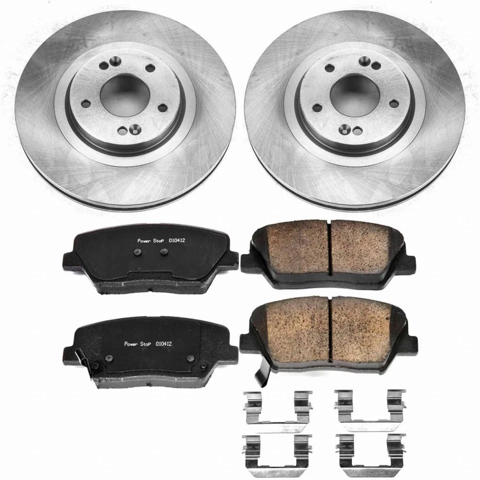 Power Stop Brake Kit For Hyundai Santa Fe Sport 2013-2018 Front Autospecialty Foto 2 de 4
