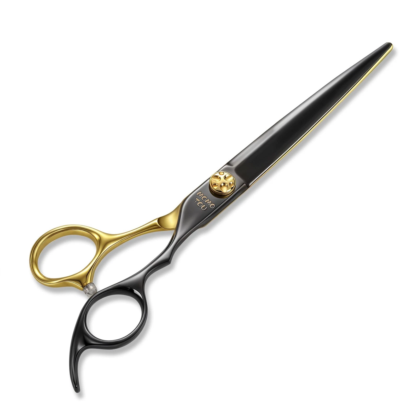 7'' Professional Straight Dog Grooming Scissors with Decorative Screw Sharp a...