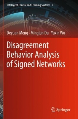 Meng - Disagreement Behavior Analysis of Signed Networks - New paperba - X555z