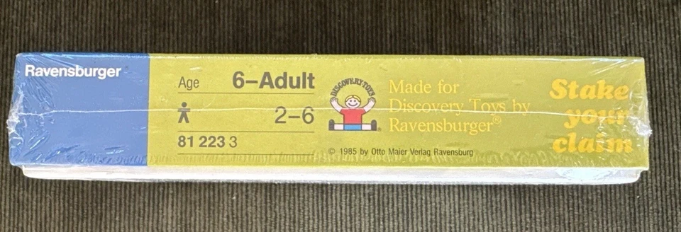 Stake Your Claim Strategy Game Ravensburger 1985 Sealed Rare! - Image 2 of 4